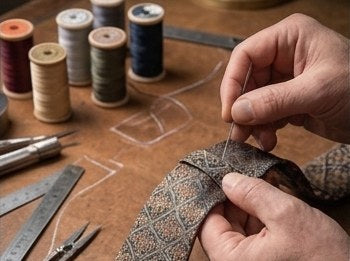 How to Spot a Genuinely Handmade Silk Tie