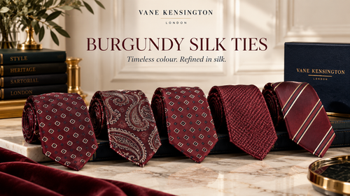 Burgundy Silk Ties