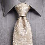 Ivory Floral Tie - packaging