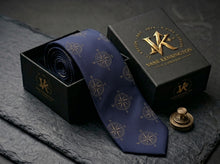 Compass Navy Tie