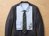 Balmoral Tartan Tie - lifestyle shot