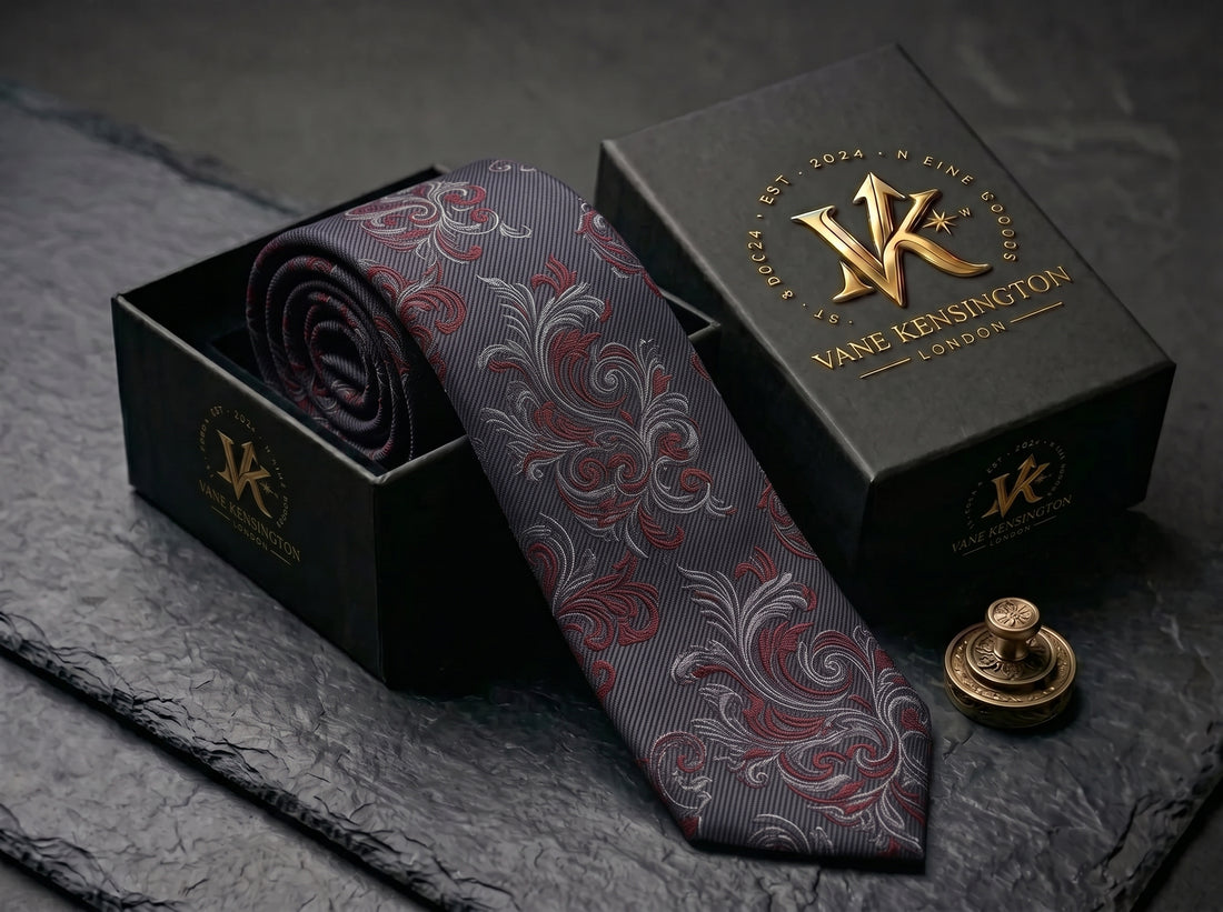 Heritage Fleur Tie - Vane Kensington silk tie
