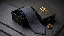 Glenurquhart Gold Windowpane Tie