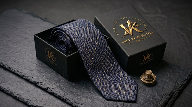 Glenurquhart Gold Windowpane Tie