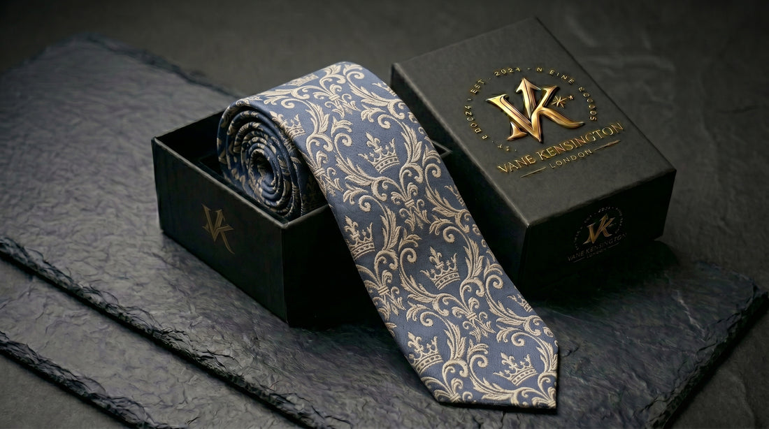 Royal Damask Tie - Vane Kensington silk tie