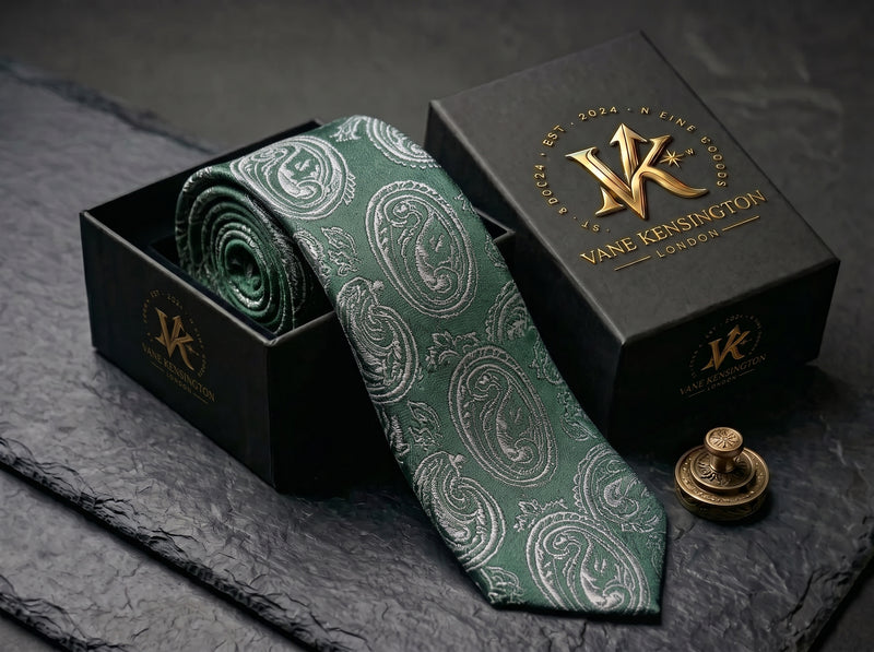 Sovereign Paisley Emerald Tie