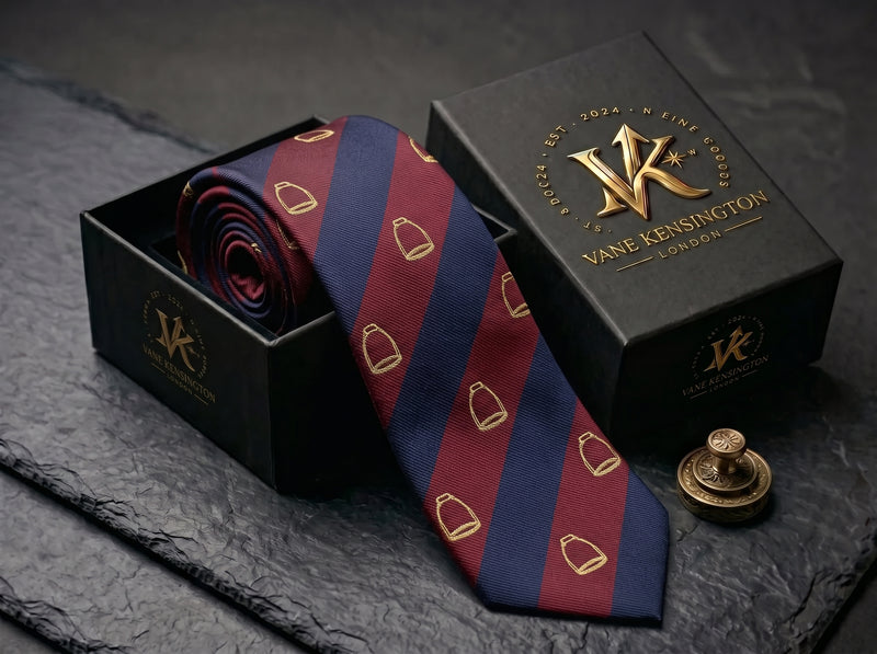 Ascot Stirrup Striped Tie