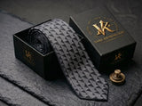 The Shard Geometric Prism Tie - Vane Kensington silk tie