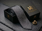 The Bond Textured Grenadine Tie - Vane Kensington silk tie
