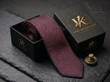 The Sovereign Geometric Silk Tie
