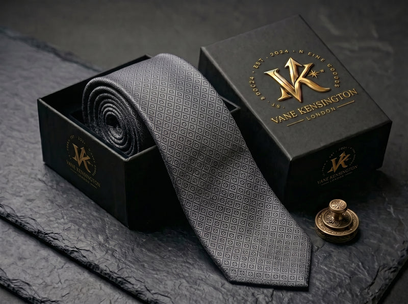 The Mayfair Lattice Silk Tie