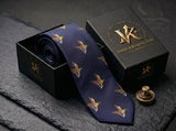The Windsor Mallard Silk Tie - Vane Kensington silk tie