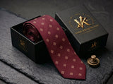 The St. James Medallion Silk Tie - Vane Kensington silk tie