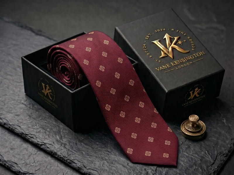 The St. James Medallion Silk Tie