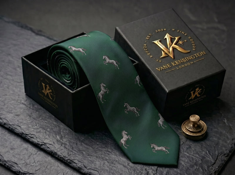 The Ascot Stallion Silk Tie