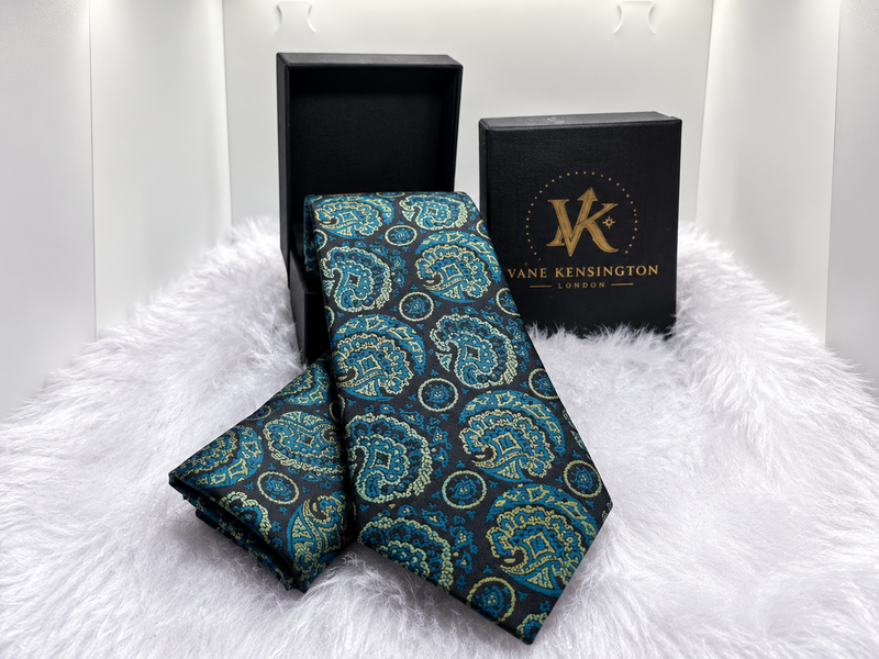 The Hendon Azure Medallion Paisley