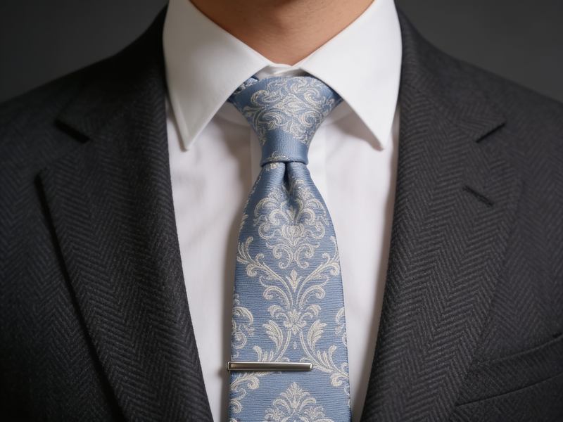 The Ascot Fleur Silk Tie