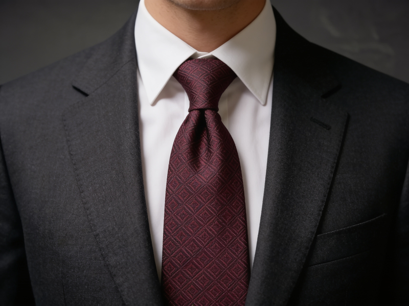 The Belgravia Micro-Diamond Silk Tie
