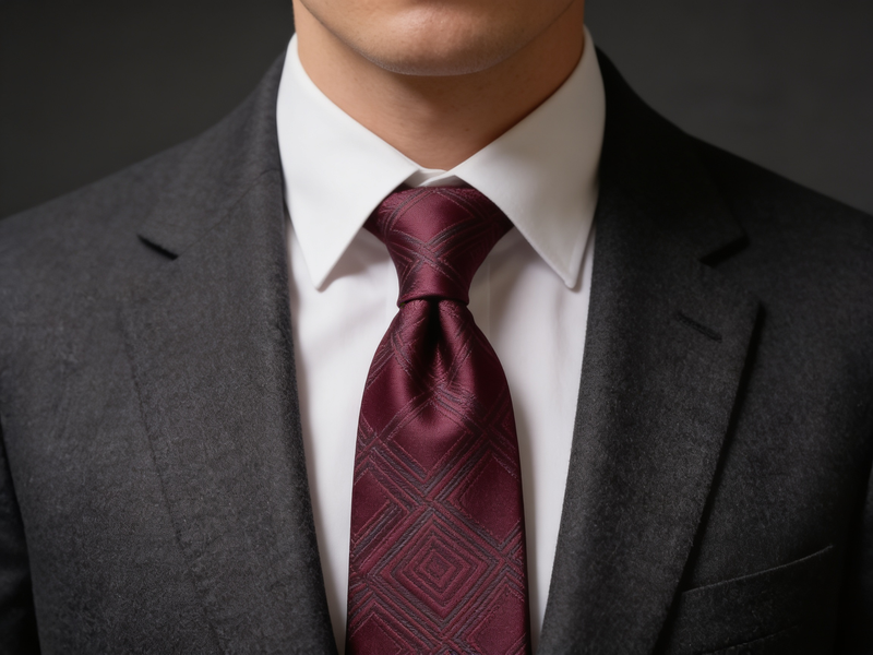 The Sovereign Geometric Silk Tie
