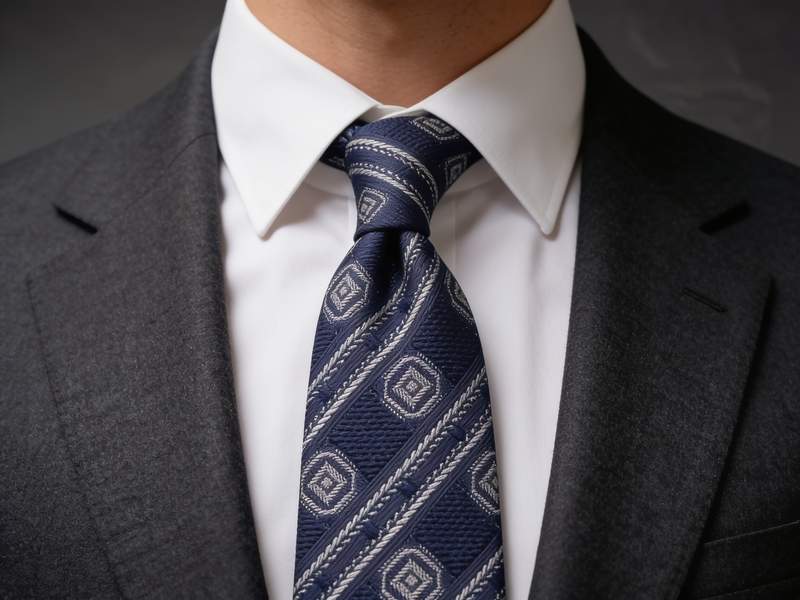 The Mayfair Navy Diamond Tie