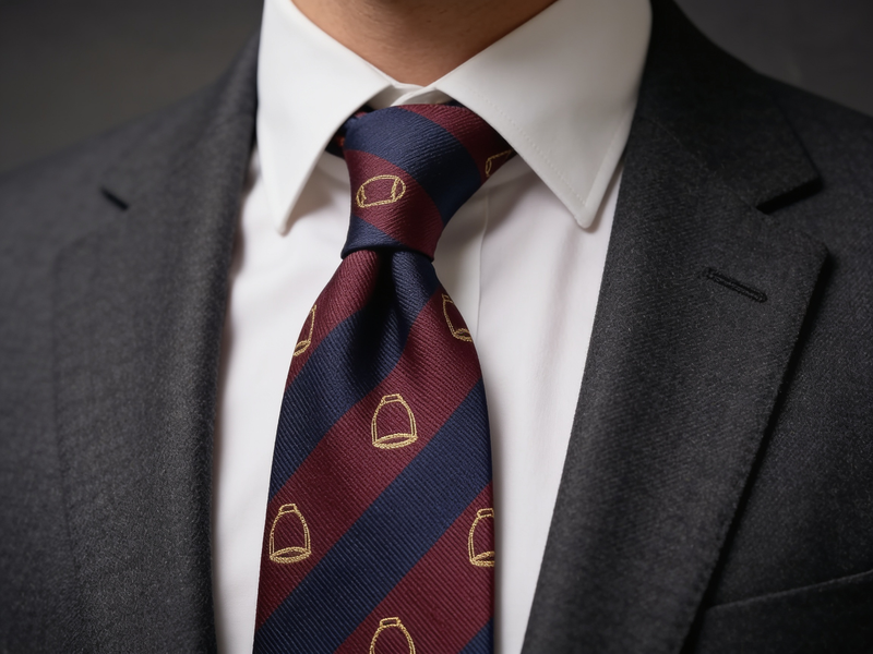 Ascot Stirrup Striped Tie