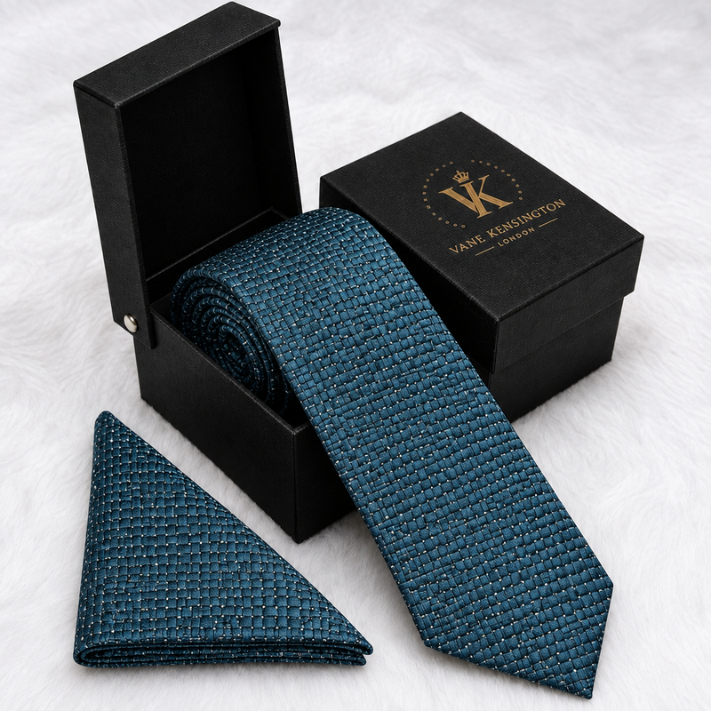 Strand Pin Dot silk tie box