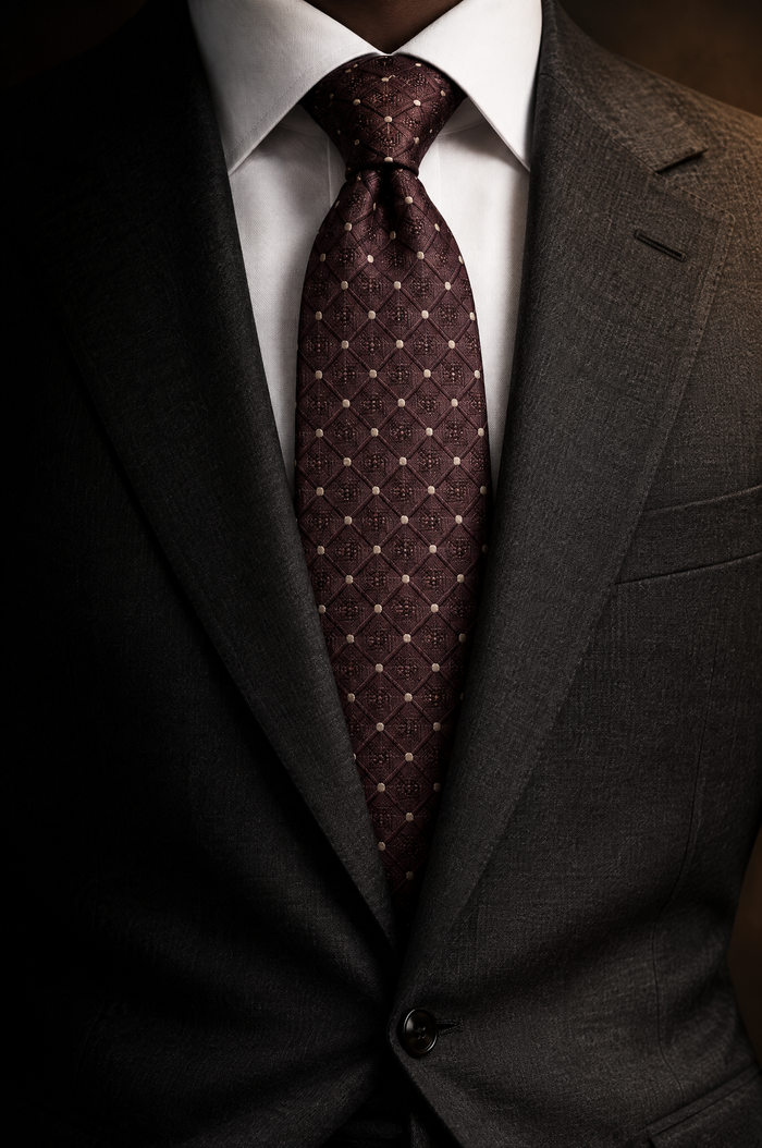 Check, Diamond & Geometric Ties